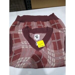 Brigade, Warped Tartan Knit Vest, M